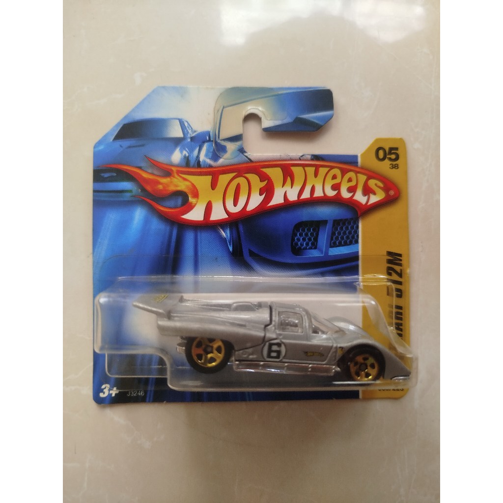 HOTWHEELS SHORTCARD : FERRARI 512M GREY - RARE