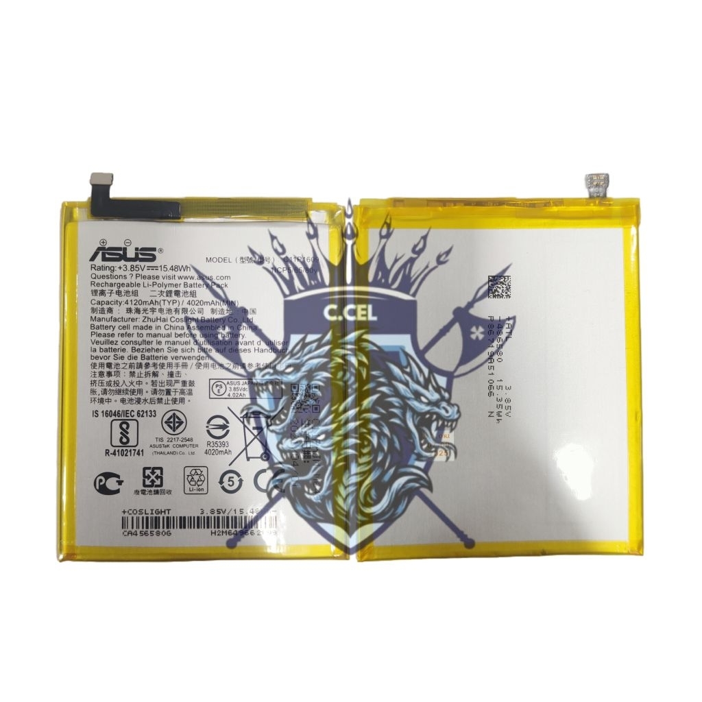 C CELL BATERAI ASUS 3 MAX 5.5 / ZC553KL / 4 MAX 5.2 / ZC520KL / C11P1609 ORG - BATRE