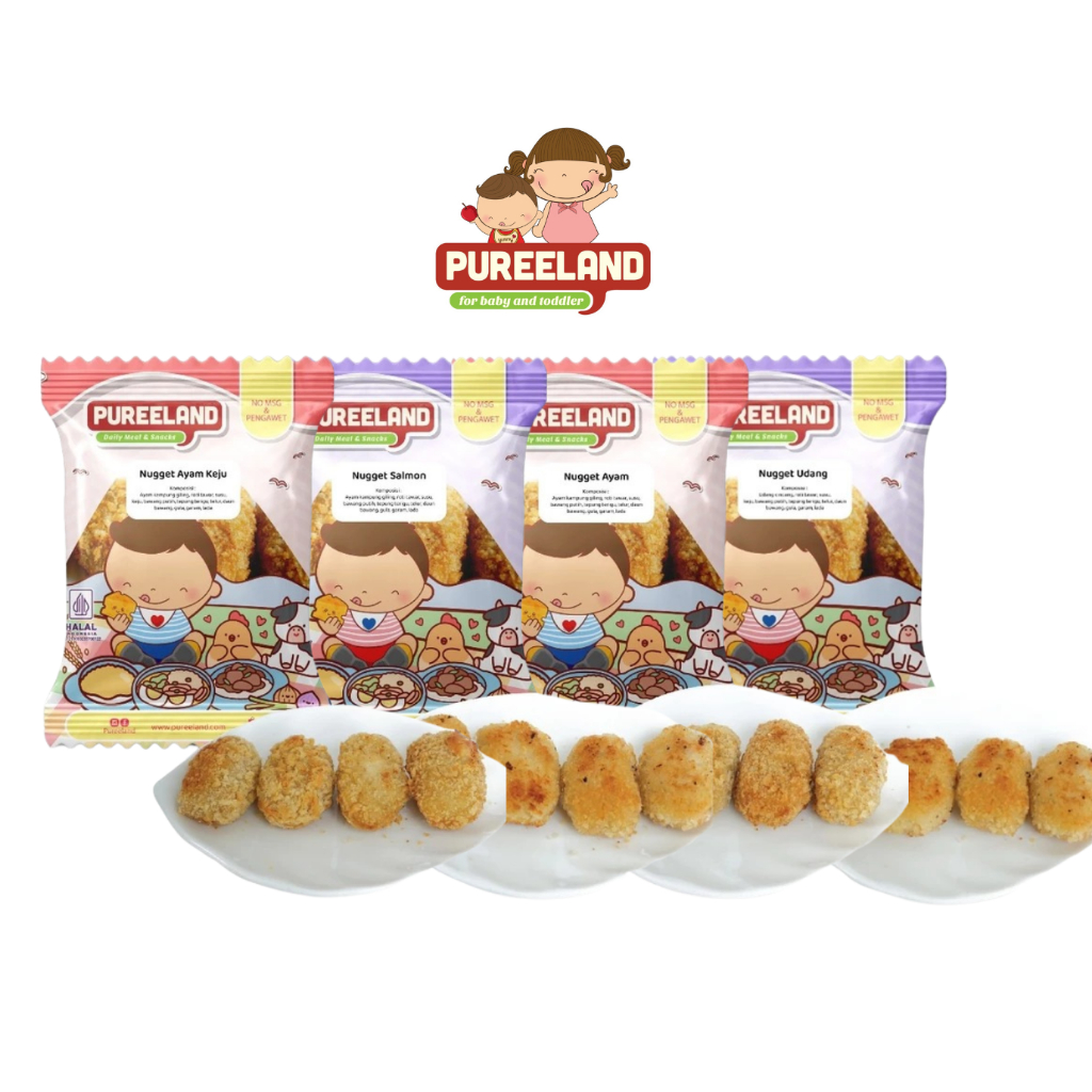 10+ PUREELAND FROZEN NUGGET / BABY NUGGET NAGET ANAK MPASI