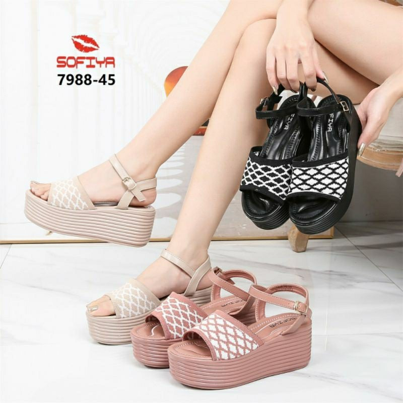 WEDGES IMPORT WANITA | SOFIYA 7988-45