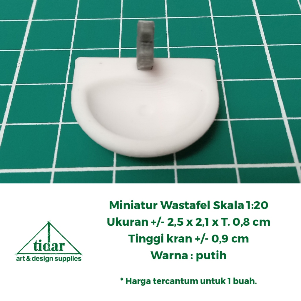 AN - Miniatur Wastafel Skala 1:20 - Maket Tempat Cuci Tangan