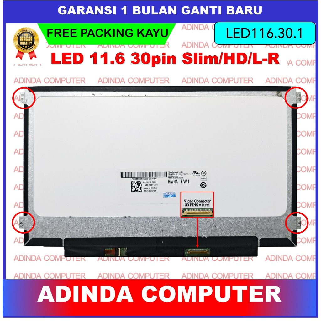 LED LCD Layar Screen Acer E3-111 E3-112 E11 ES1-111 ES1-131