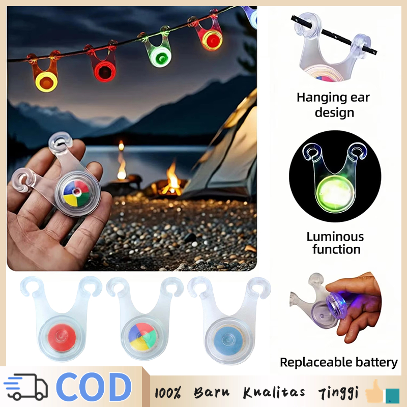 Isi2 Lampu Gantung Tenda Silikon Lampu Hias Tenda Hias Led Tali Leher Lampu Tali Lampu Camping Tenda
