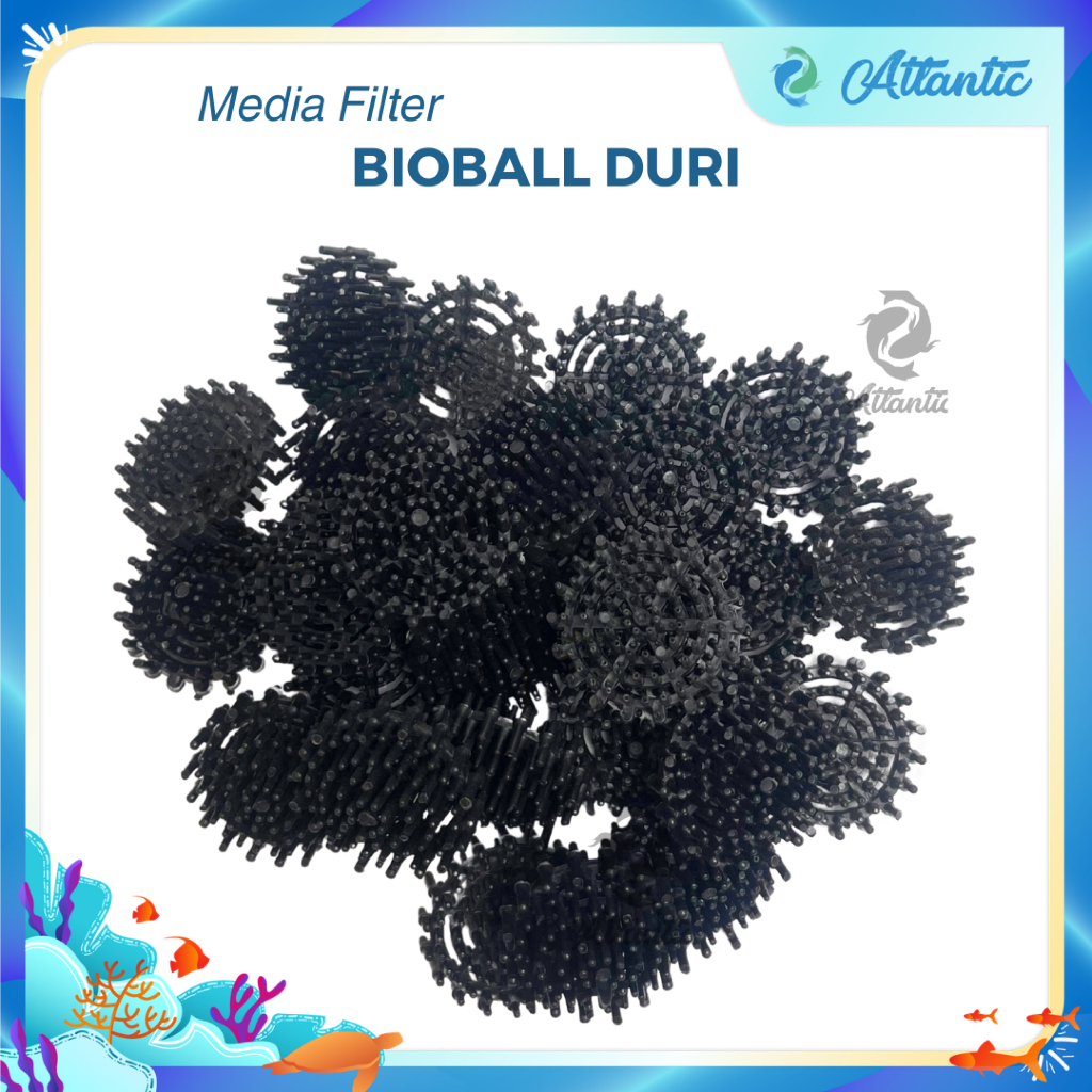 Bioball Duri 200 PCS PER PACK Bio Ball Rambutan Filter Biologis Rumah Bakteri Kolam Aquarium
