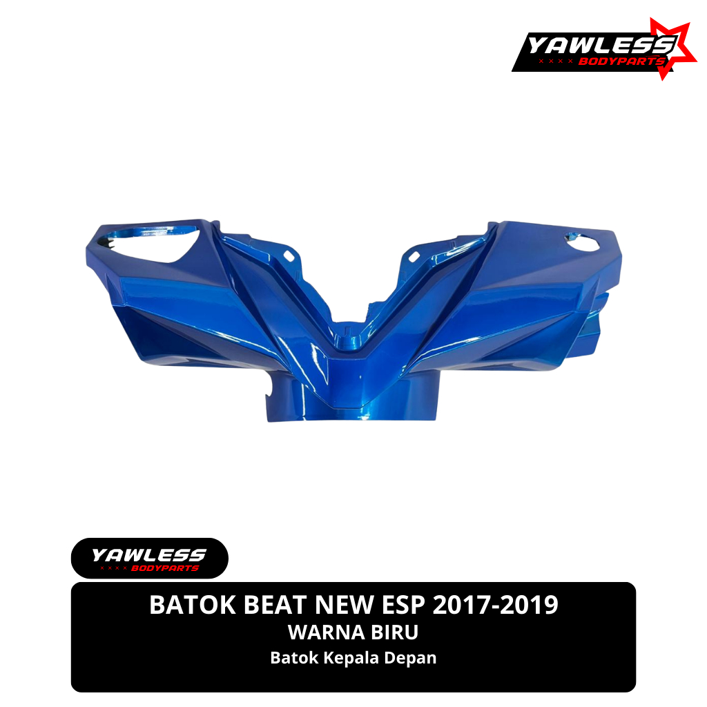 Batok Kepala Depan Beat New Esp 2016 2017 2018 warna Biru / Batok Beat esp