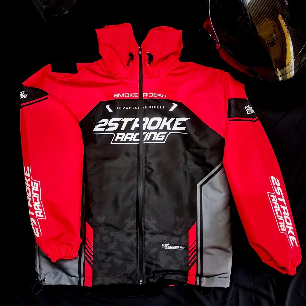 JAKET 2 STROKE RACING PREMIUM JACKET MOTOR 2STROKE RACING SUZUKI YAMAHA KAWASAKI HONDA VESPA