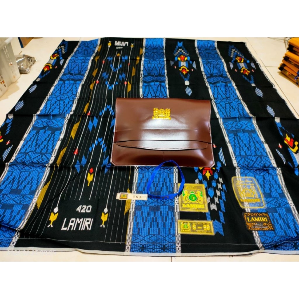 SARUNG LAMIRI TIPE SGL 420 JAHITAN TENGAH FULL SONGKET FULL SUTRA SUPER BISA COD