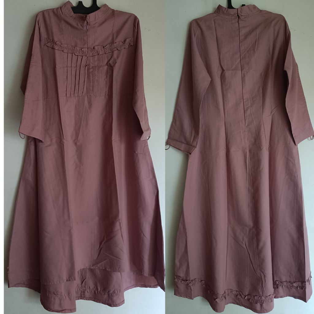 Baju Gaun Gamis Wanita Kondisi Bekas Mulus Original Ukuran L standar