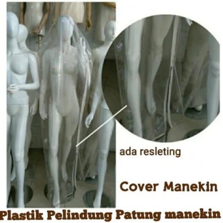 Cover Manekin Plastik Mika Anti Debu 2m 65cm