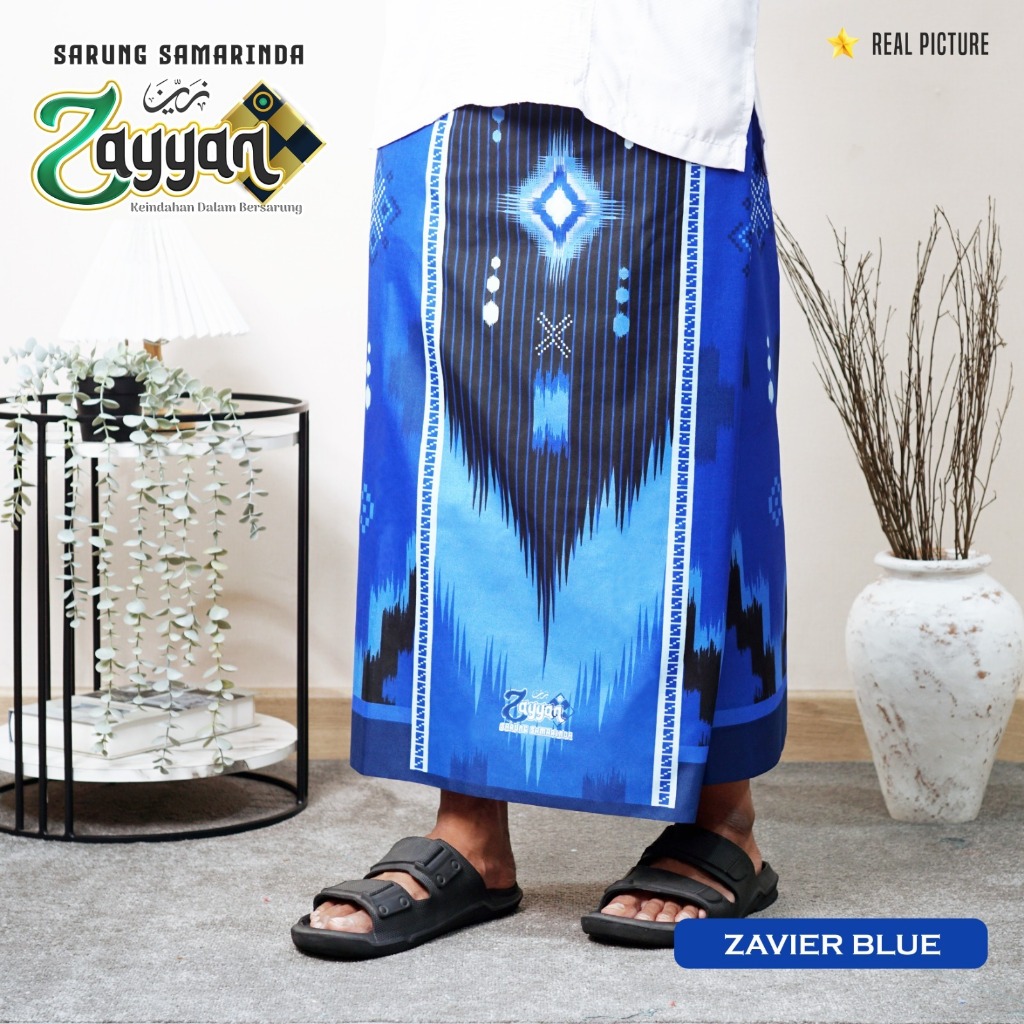 CUCI GUDANG Sarung Samarinda JUMBO ( 117 x 100 cm ) ( Zavier ) HALUS dan WANGI / Sarung Pria Muslim
