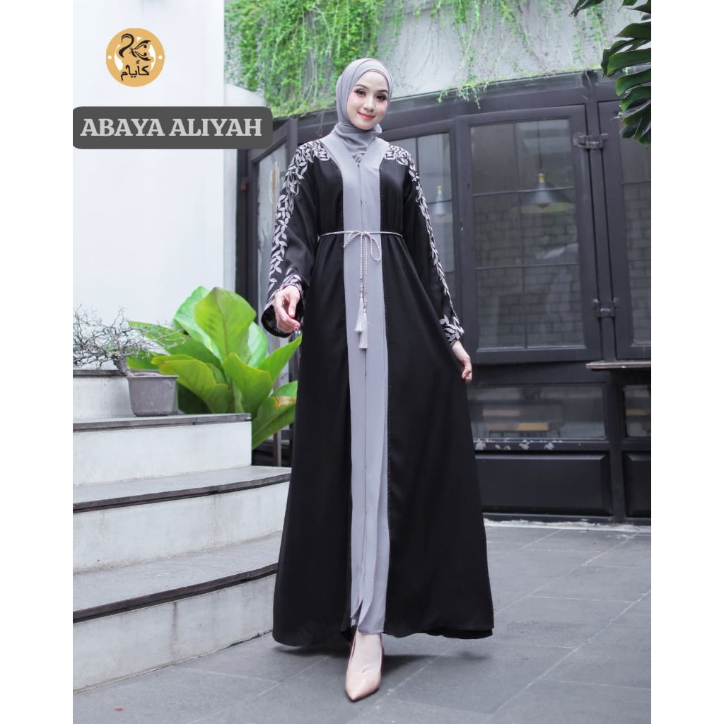 ABAYA GAMIS BUSANA BORDIR PREMIUM BY KAK YAM COLLECTION