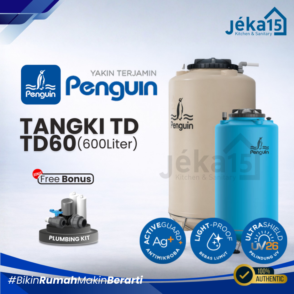 JEKA15 - TOREN PENGUIN TD 60 (600 LITER) | TANGKI AIR PENGUIN