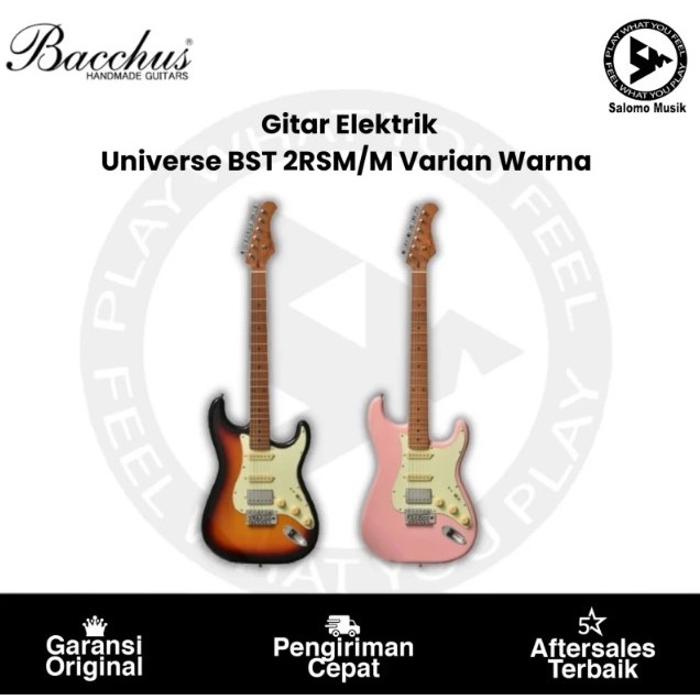 Gitar Elektrik Bacchus BST 2RSM/M Roasted Mapple Series Original
