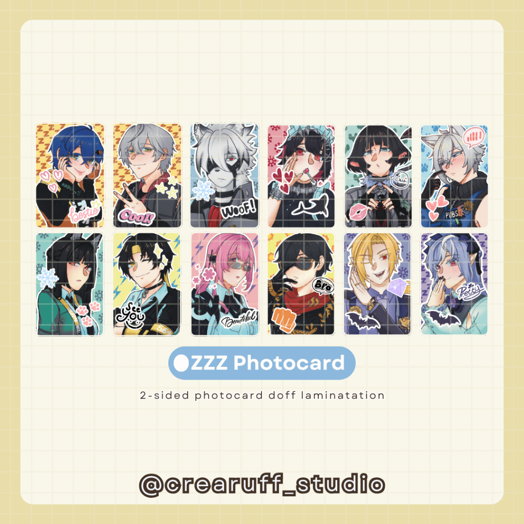 [CREARUFF STUDIO] Zenless Zone Zero | ZZZ Photocard