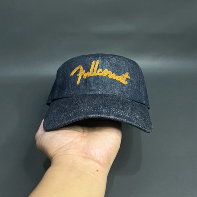 FULL COUNT - 6007 - " Chain Embroidery " Denim 1950's Baseball Cap