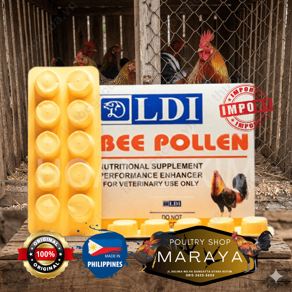 Bee-Pollen 10 Tablet Suplemen Ayam