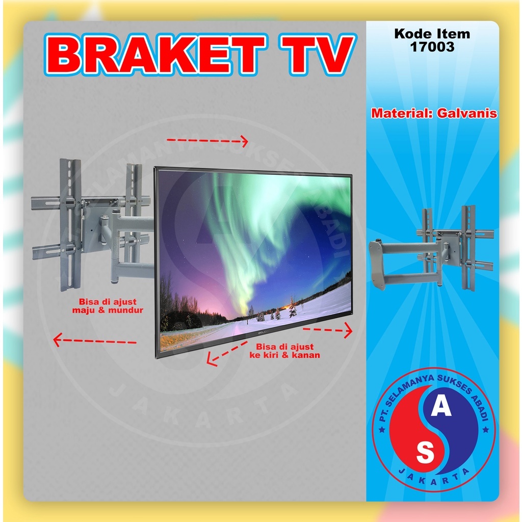 BRACKET TV BRACKET TV SWIVEL BRAKET TV GANTUNG