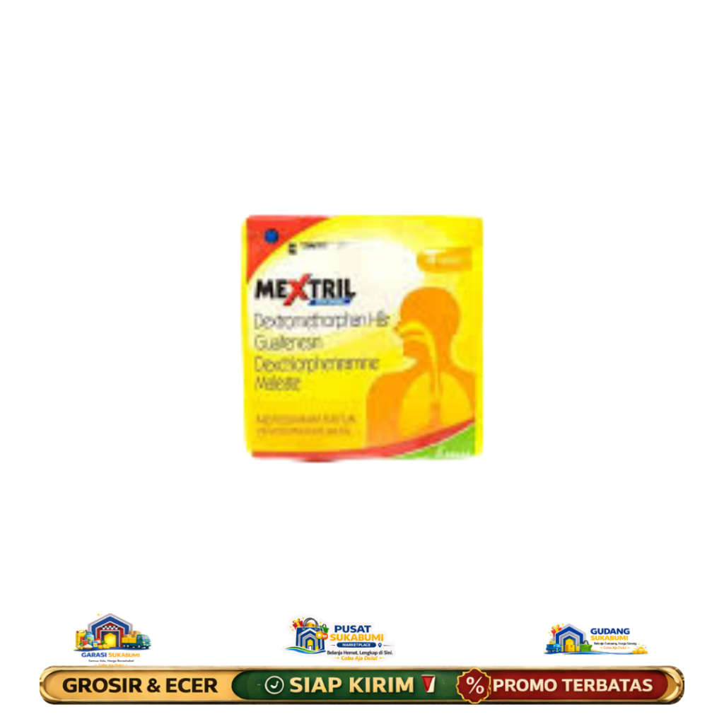 Mextril Strip Isi 4 Tablet Untuk Batuk