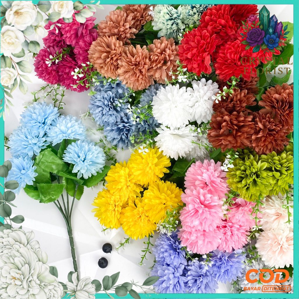 ￼Bunga Ballmum artificial group / Bunga Artificial / Bunga Plastik / Bunga Dekorasi / Dekorasi Perni
