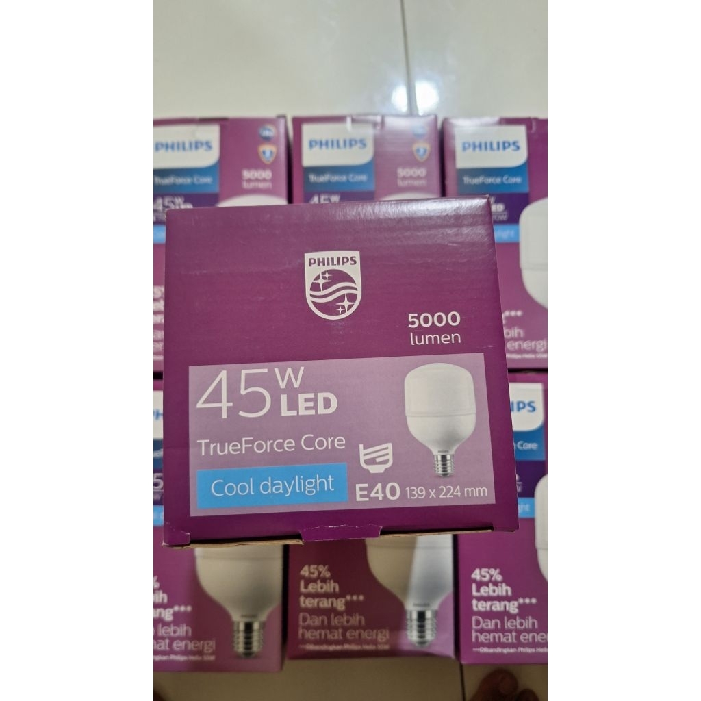Lampu Philips LED 45 Watt Fitting E40, 5 pcs