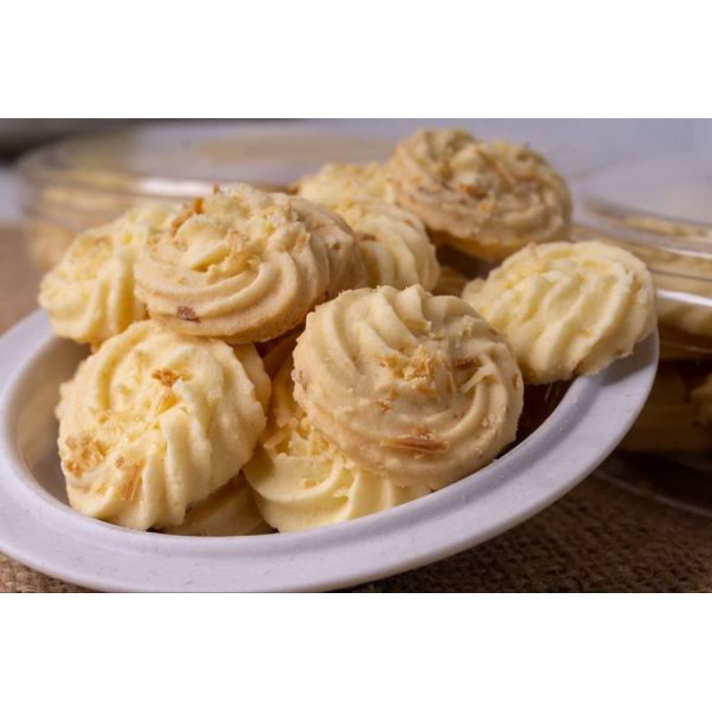 Kue Kering Premium Size S Toples Tabung 600ml (Sagu Keju, Kue Kacang, Mawar, Putri Salju, Good Time