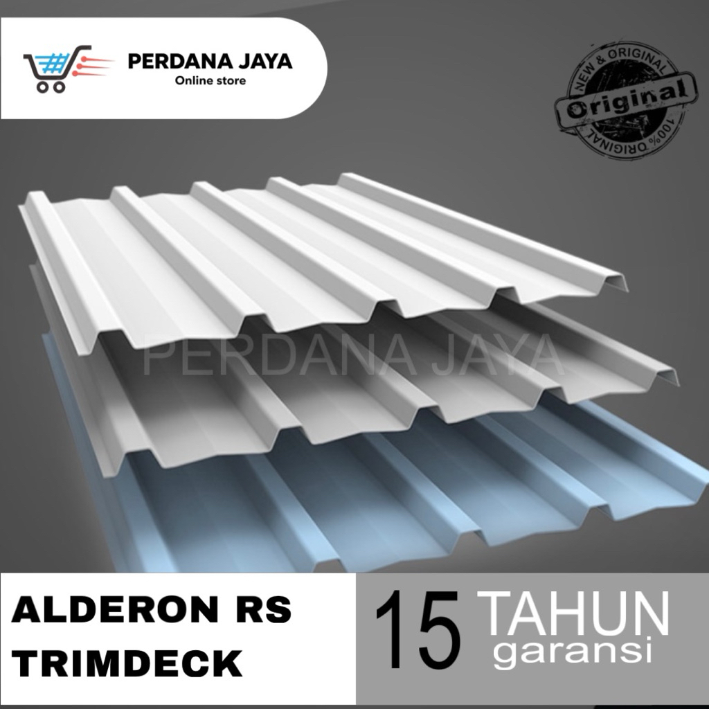 [INVOICE] Atap uPVC ALDERON RS TRIMDECK panjang 6m || alderon single layer|| Alderon RS