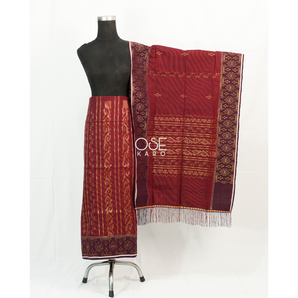 Set Uis Nipes Buah Bara Sutra Benang 100