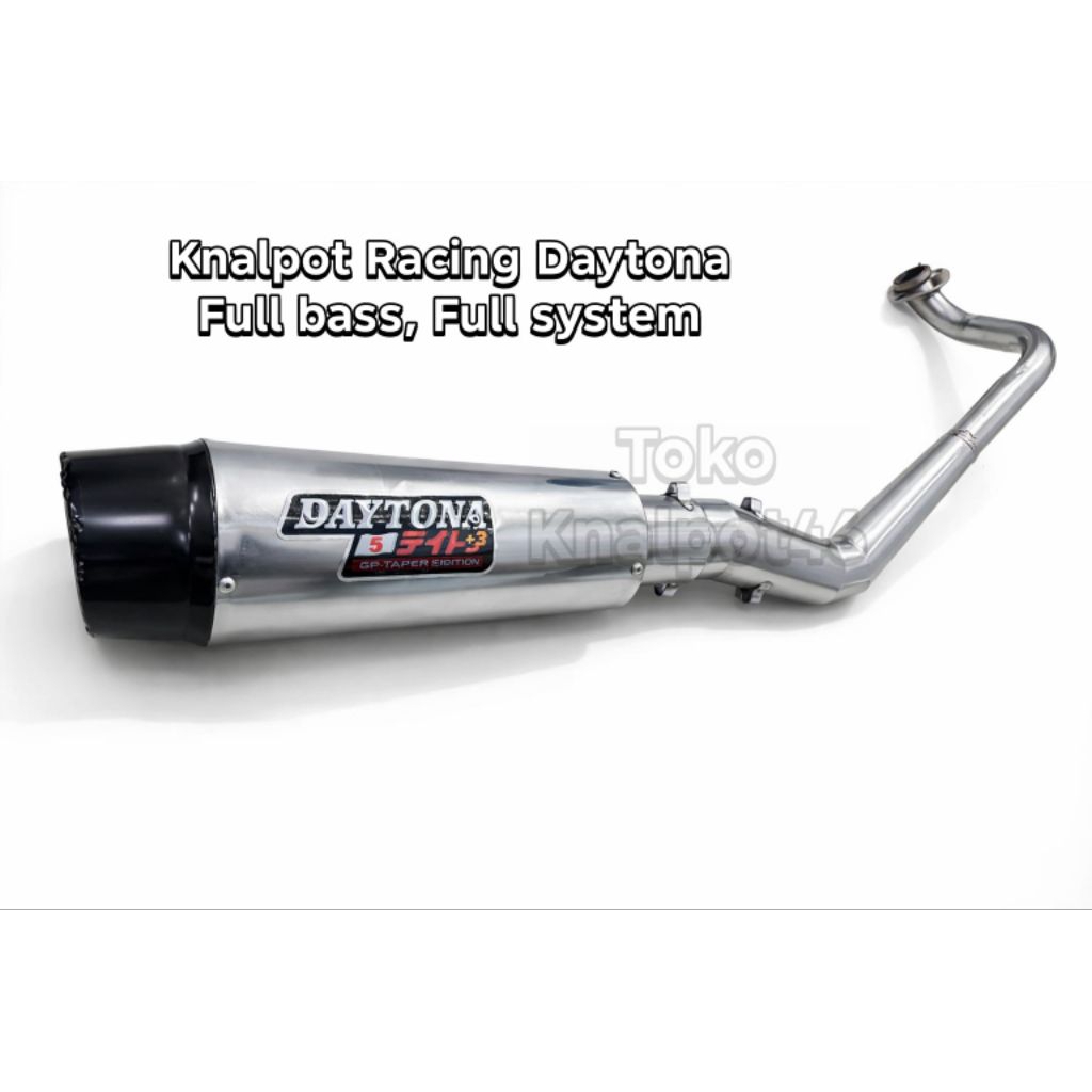 KNALPOT RACING DAYTONA Beat Nmax Aerox Vario Mio Full system DAYTONA