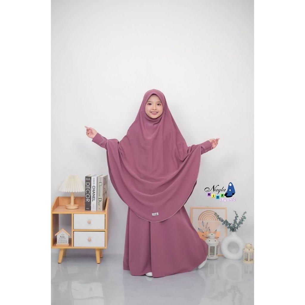 ELMIRA SET GAMIS SYARI ORIGINAL BY NAYLA KIDS
