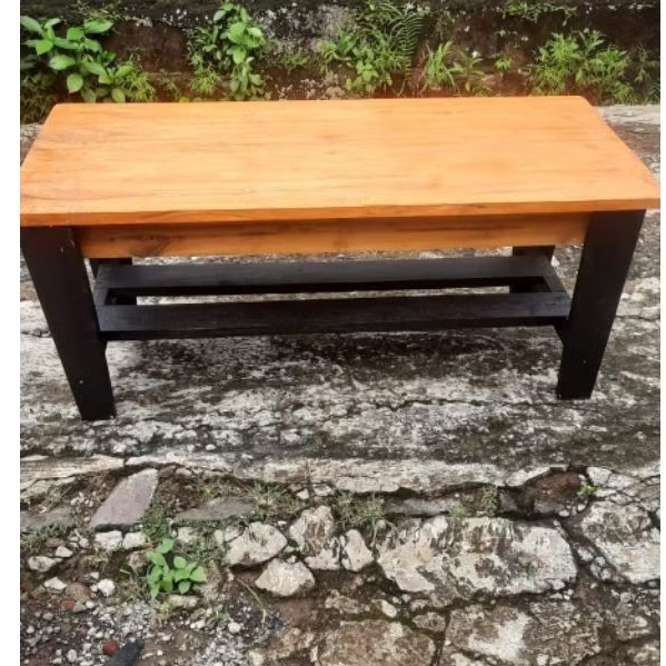 meja minimalis / papan kayu / meja tamu / meja laptop