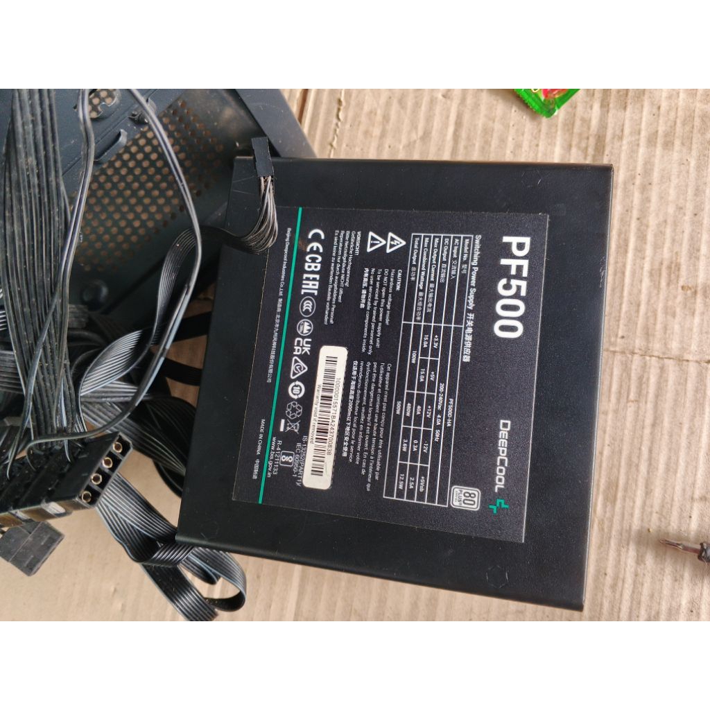 PSU bekas deepcool PF500W 80+