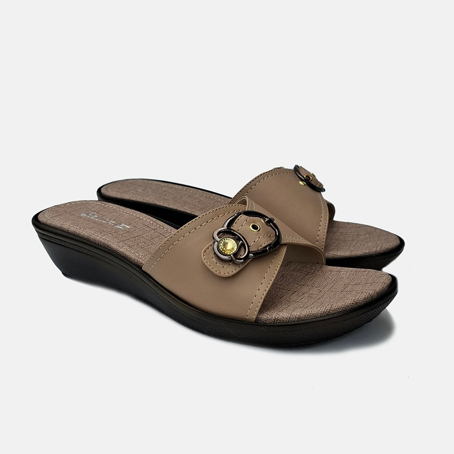 sendal wanita wedges simpel / wedges geulis kondangan ibu-ibu arisan