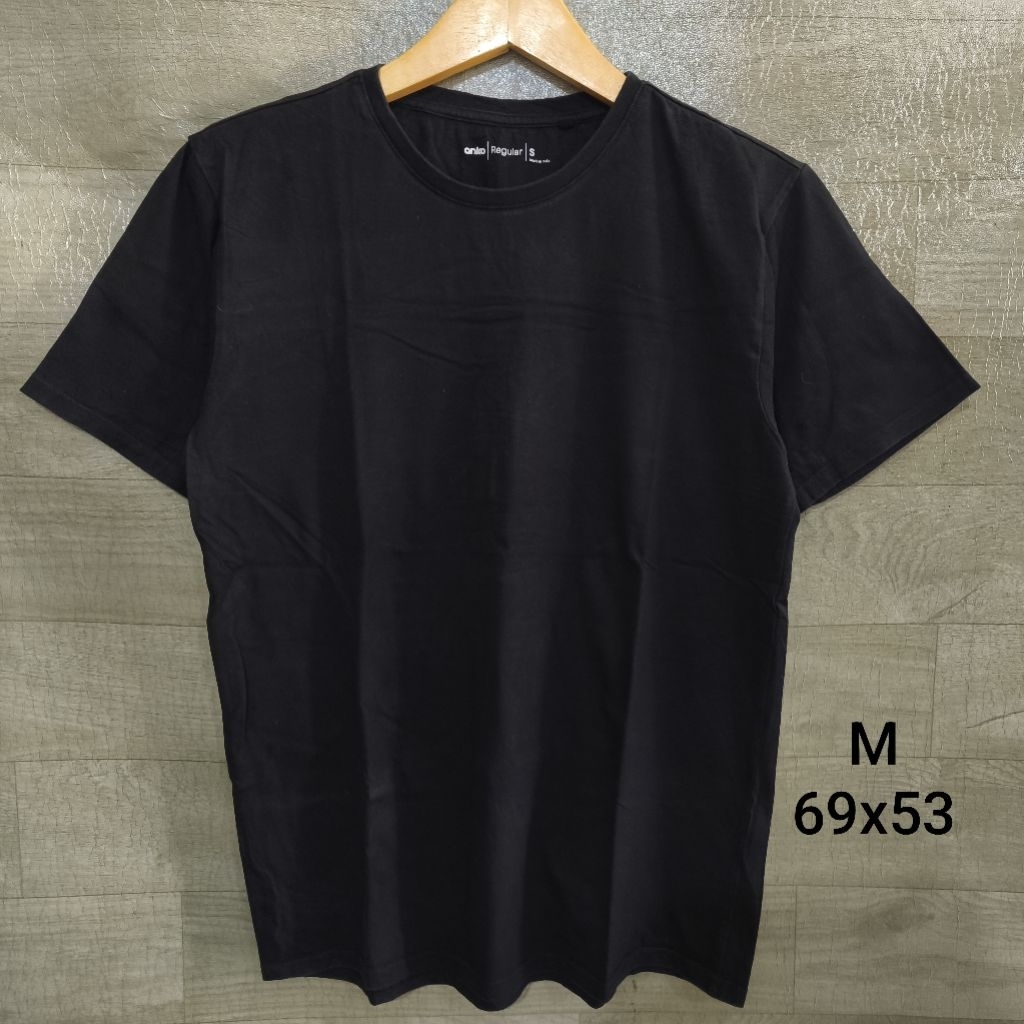 Kaos T-Shirt Anko Ausi Basic Black