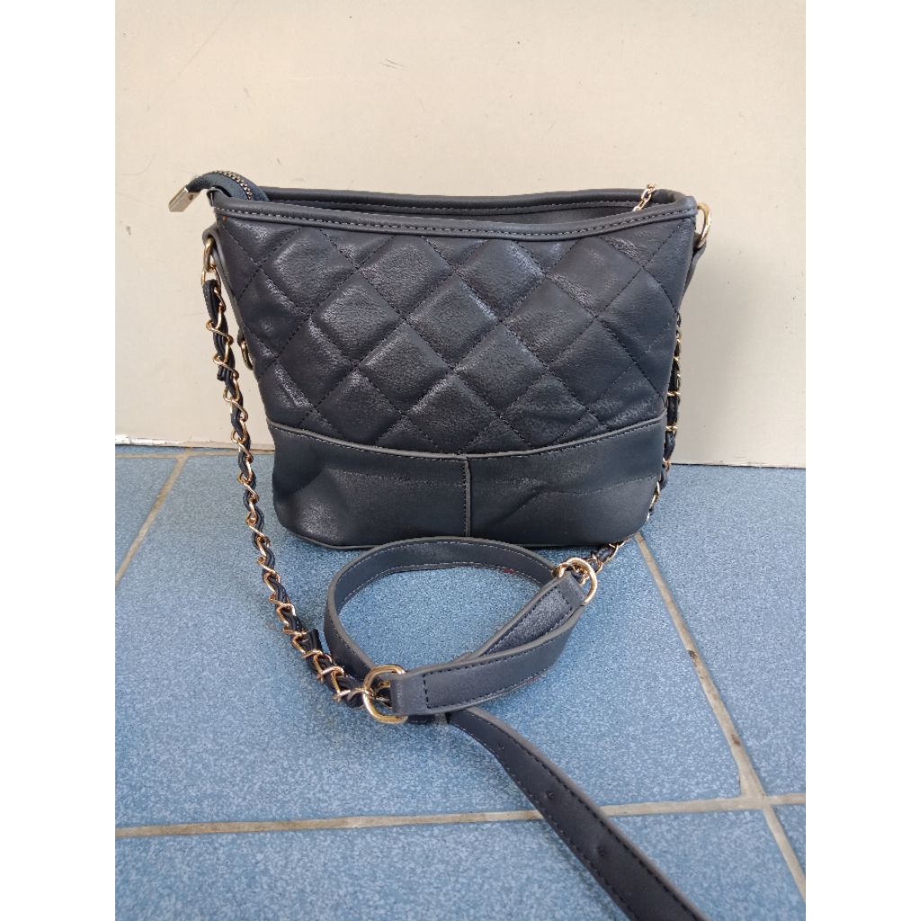 TAS SLING RANTAI GNB FULL KULIT, TAS KULIT , SLING RANTAI KULIT,