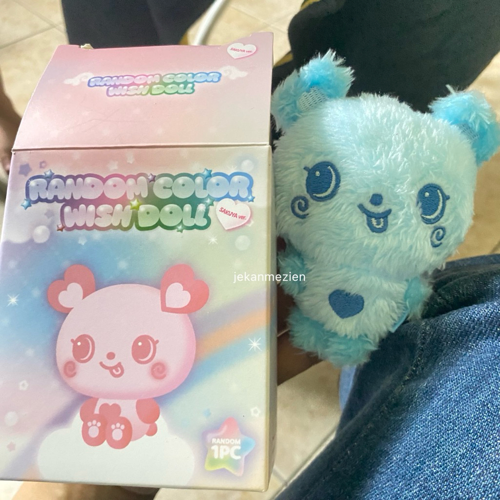nct wish sakuya ppang blue color doll