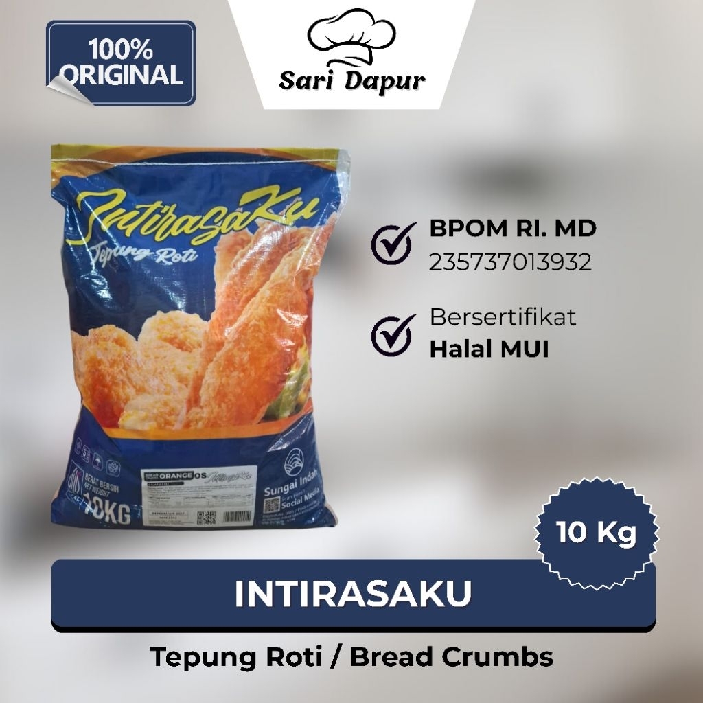 INTIRASAKU Tepung Roti / Bread Crumbs 10Kg