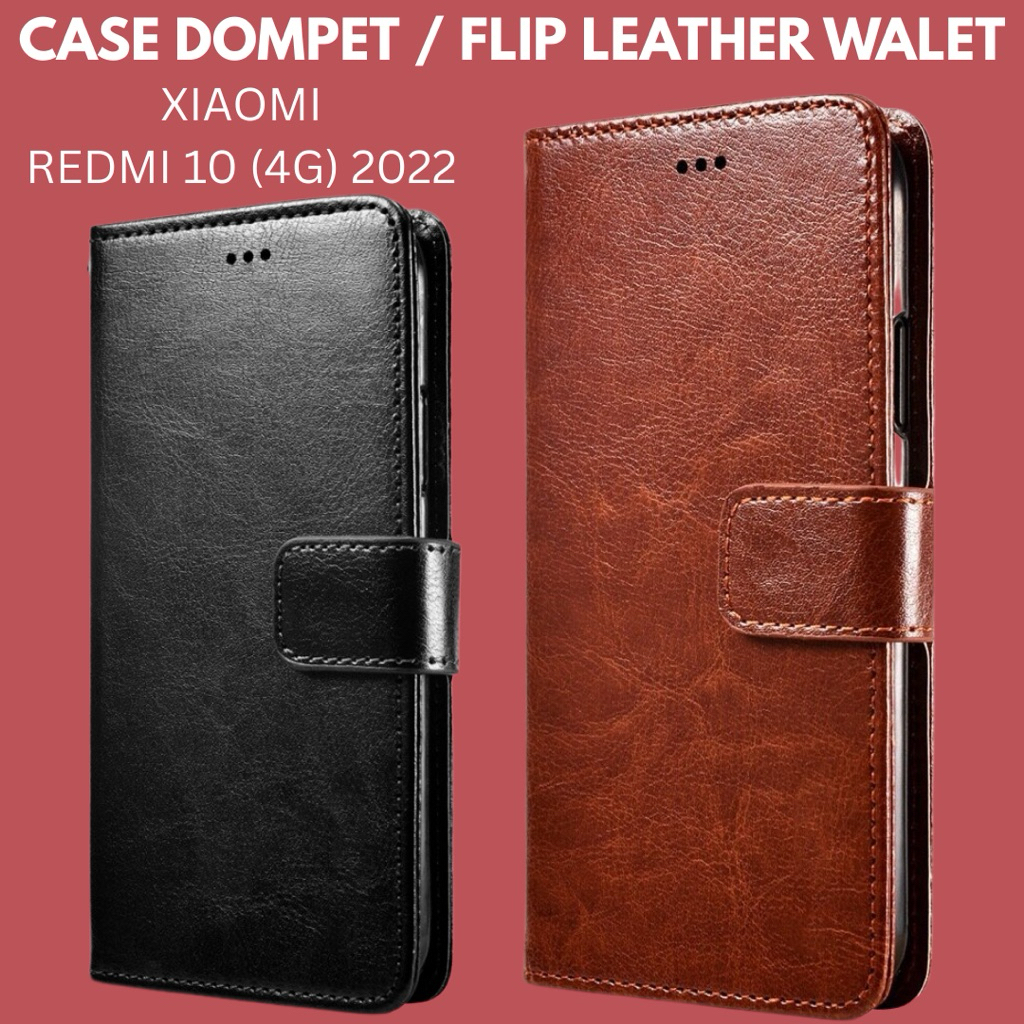 CASE DOMPET / FLIP LEATHER WALLET XIAOMI REDMI 10 (4G) 2022