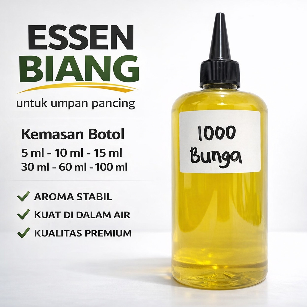 Essen Biang Murni aroma 1.000 BUNGA 5 ml - 100 ml