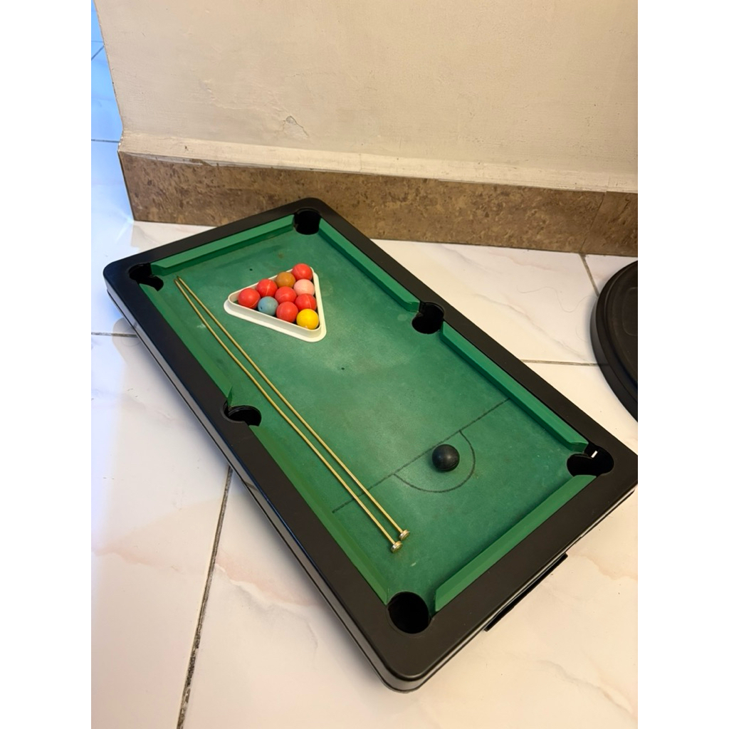 Preloved Mainan Meja Billiard anak kondisi second sesuai foto