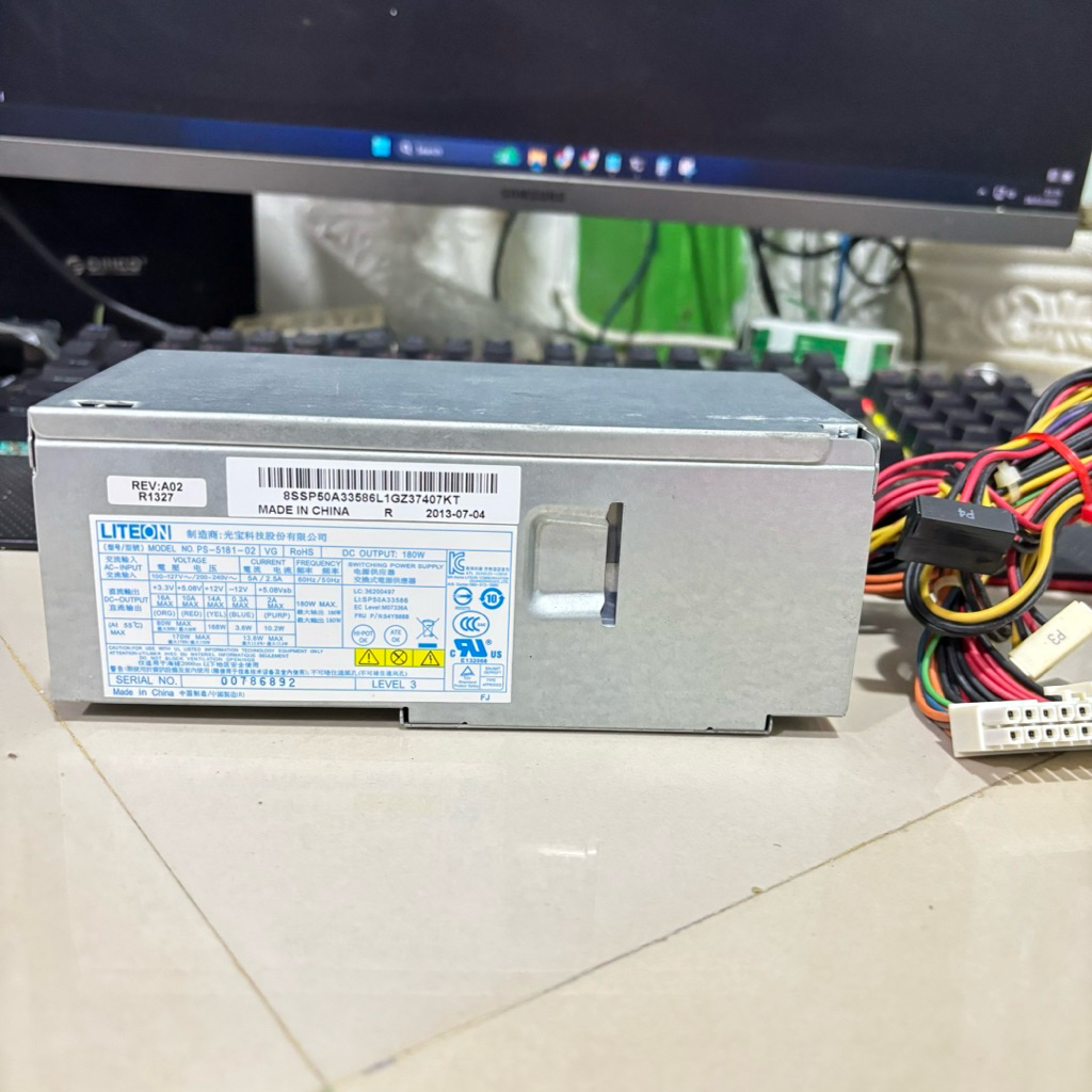 PSU CPU LENOVO THINKCENTRE EDGE72 SFF 180W