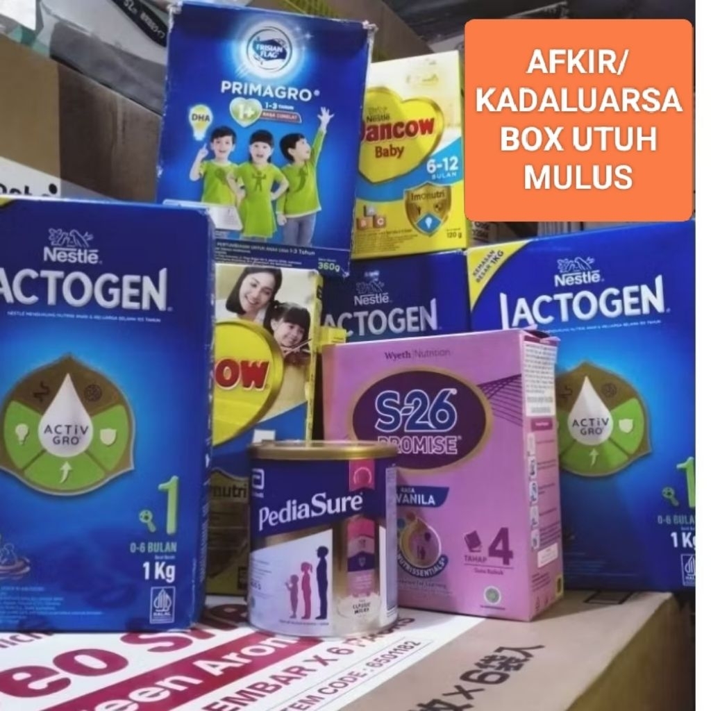 SUSU AFKIR SUSU KADALUARSA SPEK PAKAN TERNAK UMPAN PANCING DLL DANCOW FRISIAN FLAG LACTOGROW PRIMAGR