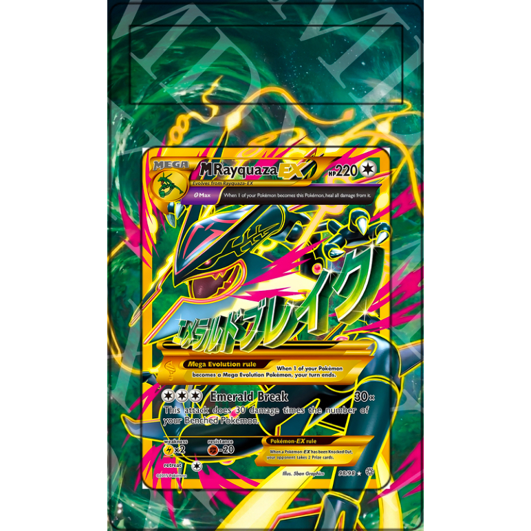 M Rayquaza EX #98 Pokemon Ancient Origins (Extended Art)