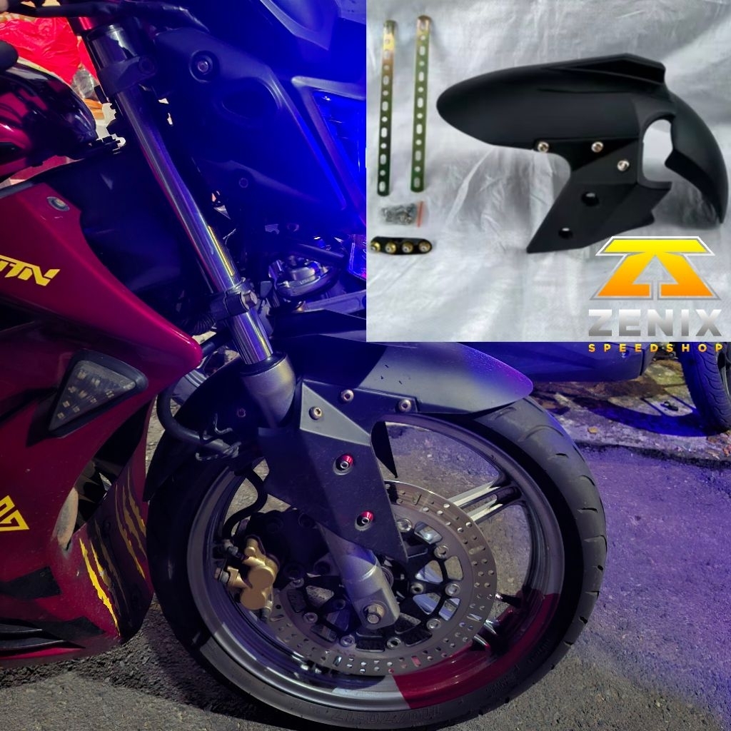 SPAKBOR DEPAN VARIASI VIXION OLD MODEL NINJA