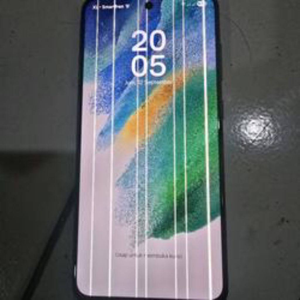 lcd ori  samsung s21 fe minus garis