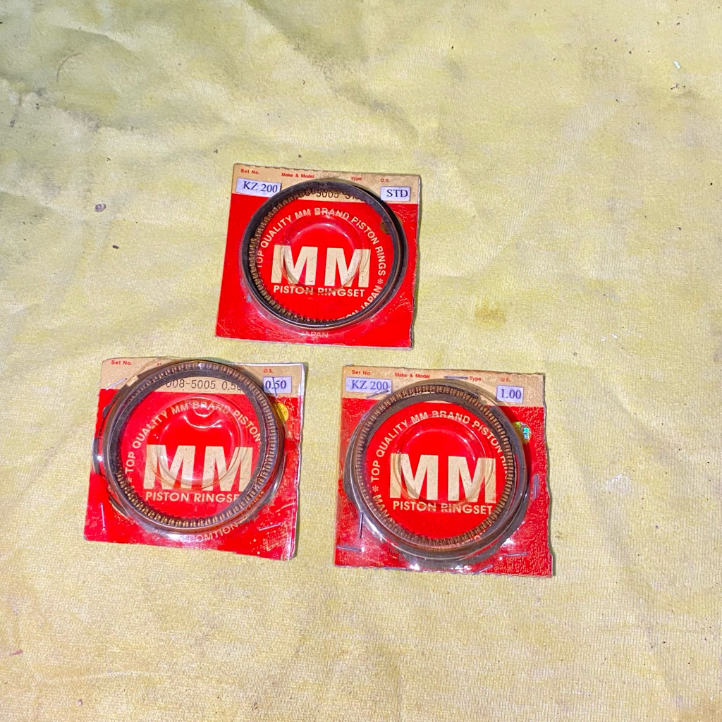 ring piston ring seher Kawasaki binter Merzy Kz200 os STD 50 100