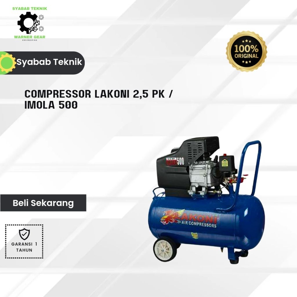 Compressor lakoni 2,5 pk / imola 500