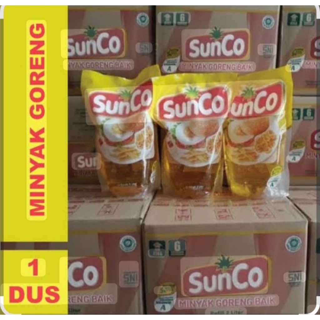 Minyak Goreng Sunco 1 Dos 2 Liter - Praktis dan Ekonomis