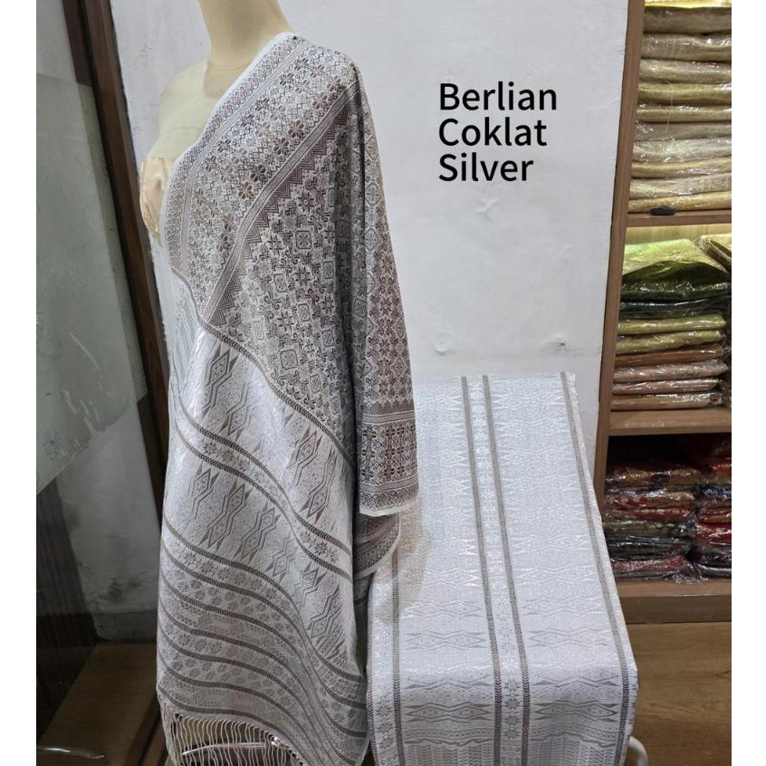 TUMTUMAN BERLIAN KAIN SONGKET TENUN CANTIK MEWAH