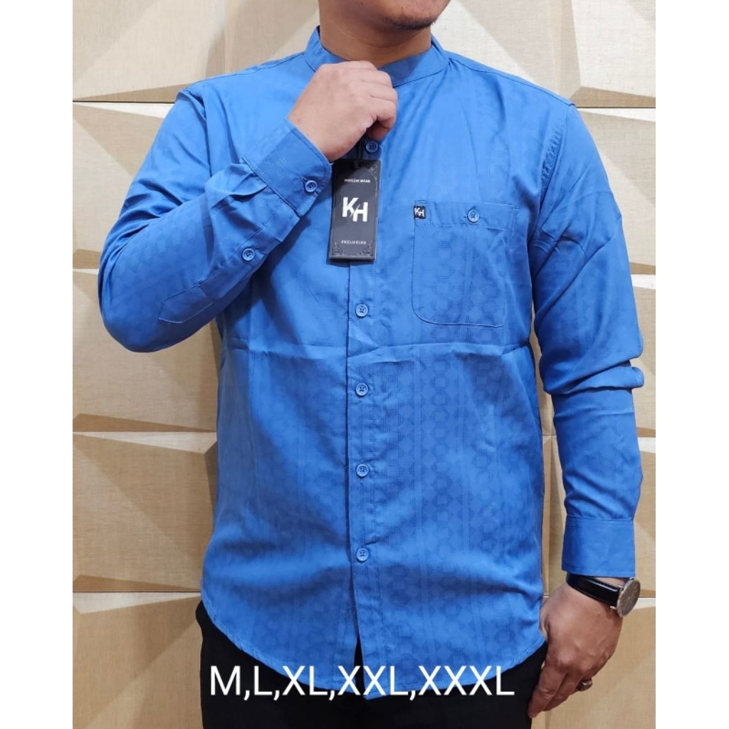 kemko KH Kemeja koko dewasa bahan katun