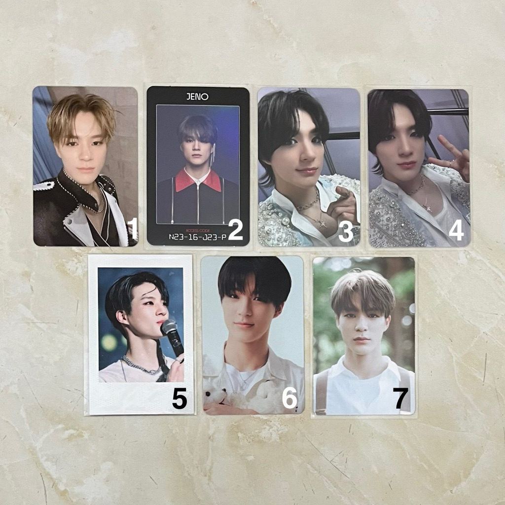 [ SALE ] Ready Stock PC Photocard Polaroid AAB NCT Dream Lee Jeno Beyond Live 2020 AR Ticket Selca R